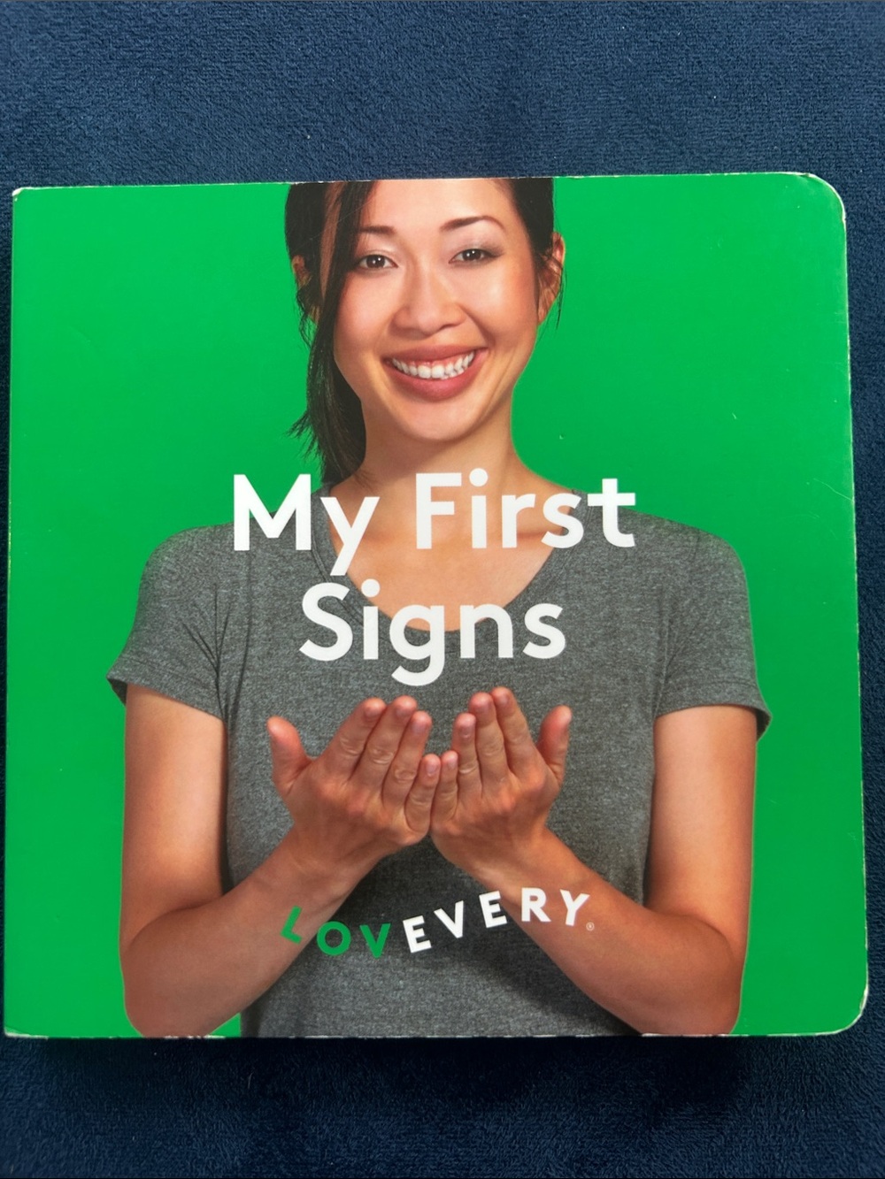 Lovevery My First Signs Board Book - Green